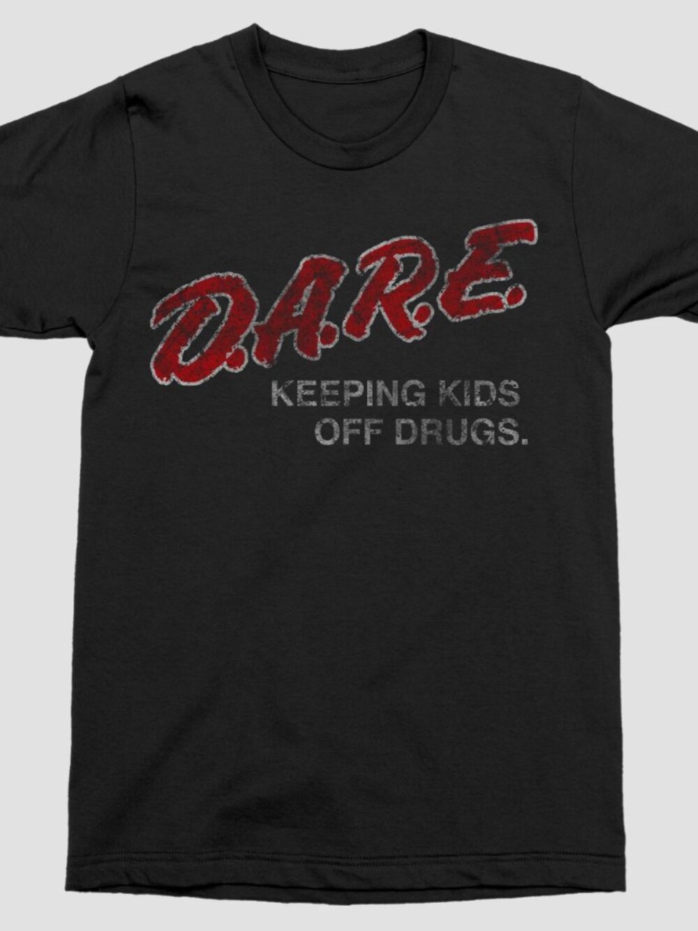 NEW Men's D.A.R.E Graphic Black Medium T-Shirt